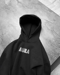 Oversized Aura Graphic Printed Heavy GSM Hoodie