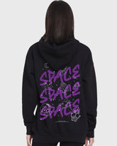 Oversized Space Graphic Printed Heavy GSM Hoodie