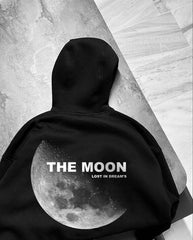 Oversized Moon Dream Graphic Printed Heavy GSM Hoodie