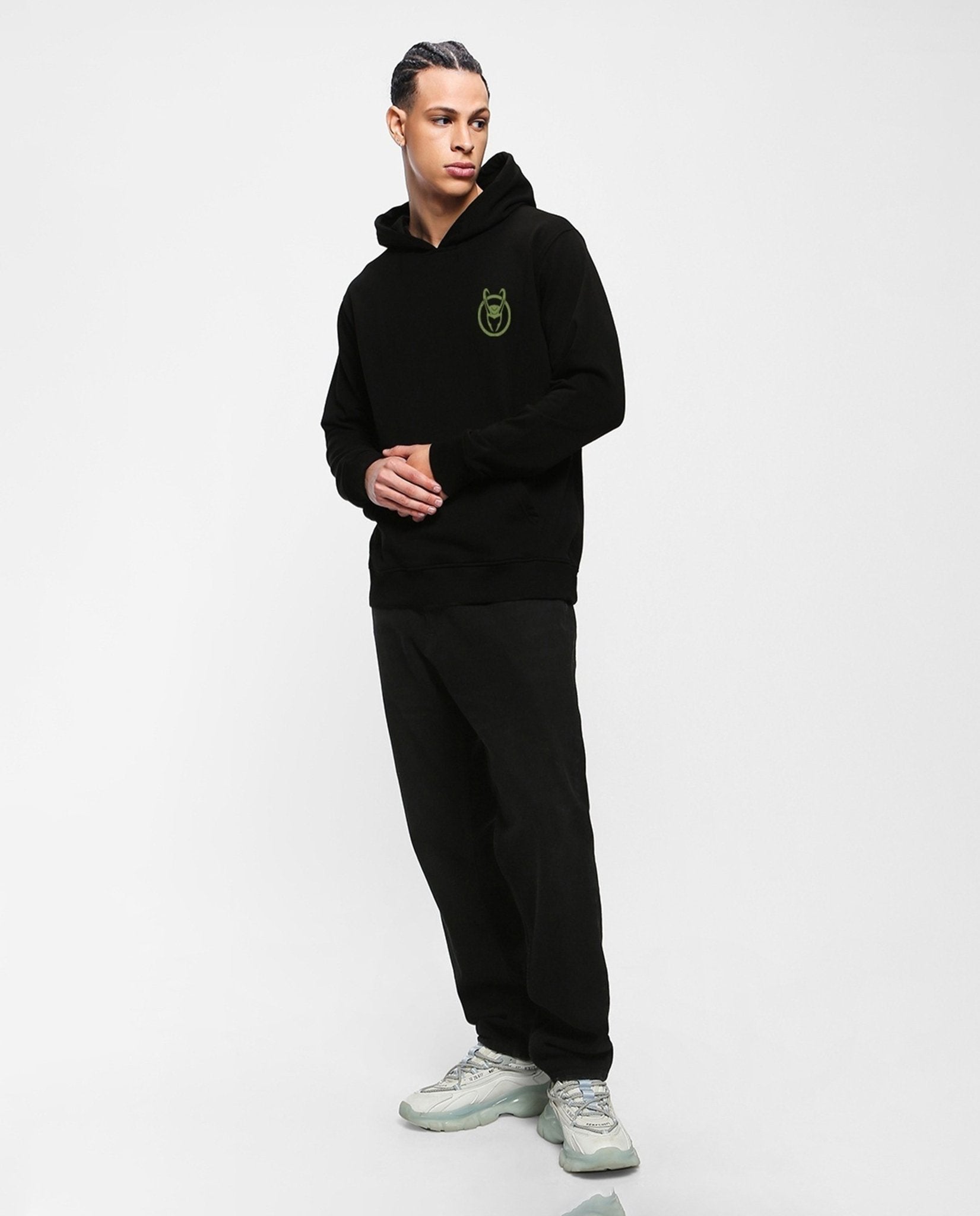Oversized Loki Graphic Printed Heavy GSM Hoodie