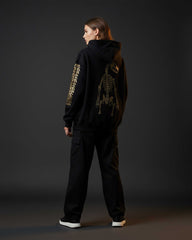 Oversized Bone-Deep Alpha Graphic Printed Heavy GSM Hoodie