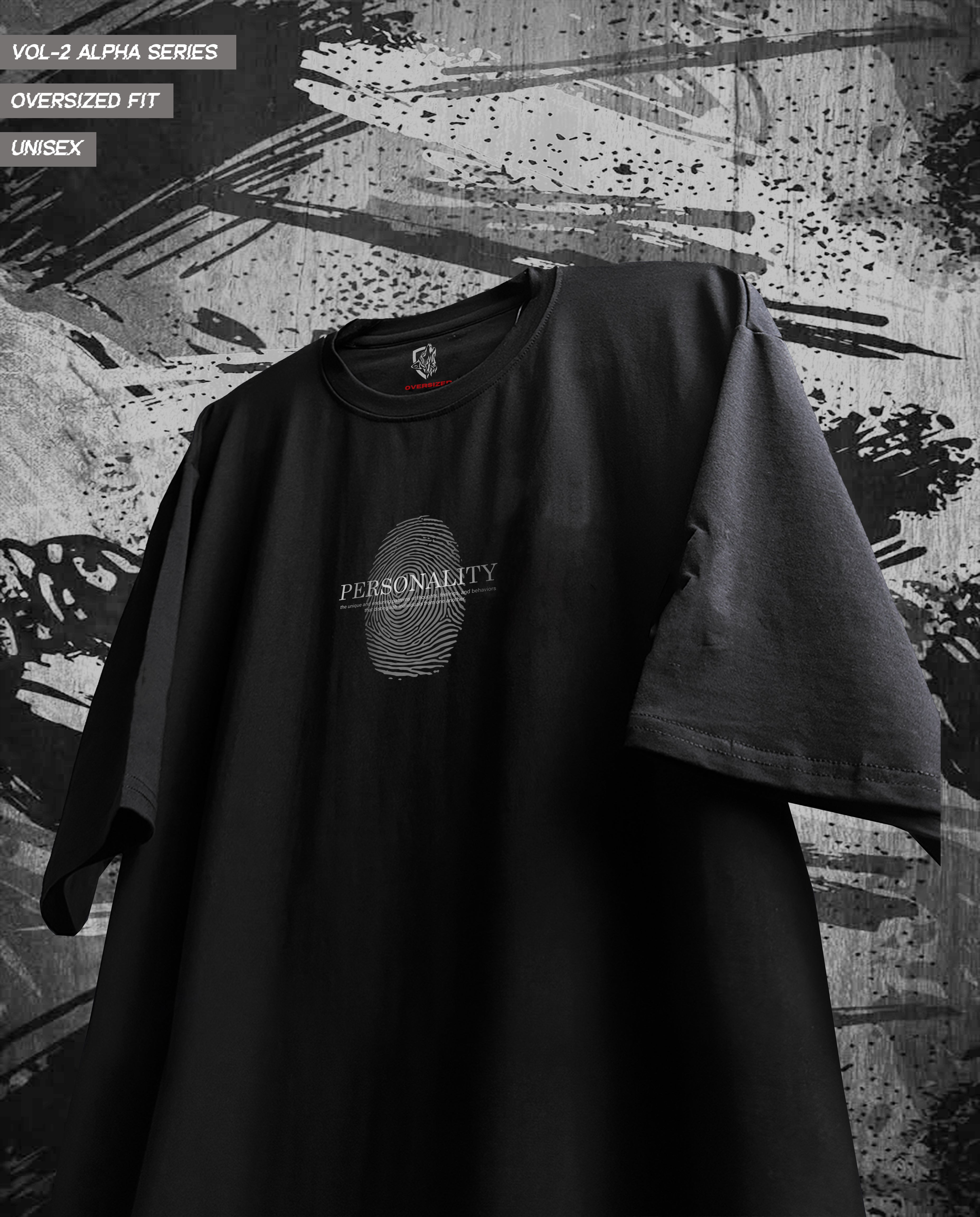 Personality Oversized Graphic Tee