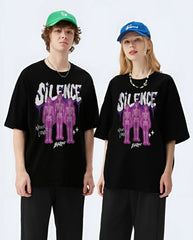 Silent Shadows Oversized Graphic Tee