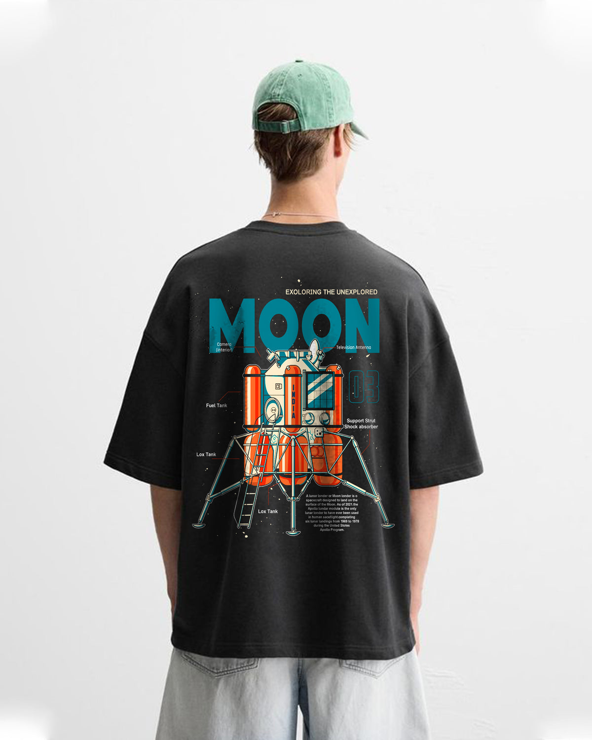 Moon Oversized Graphic Tee
