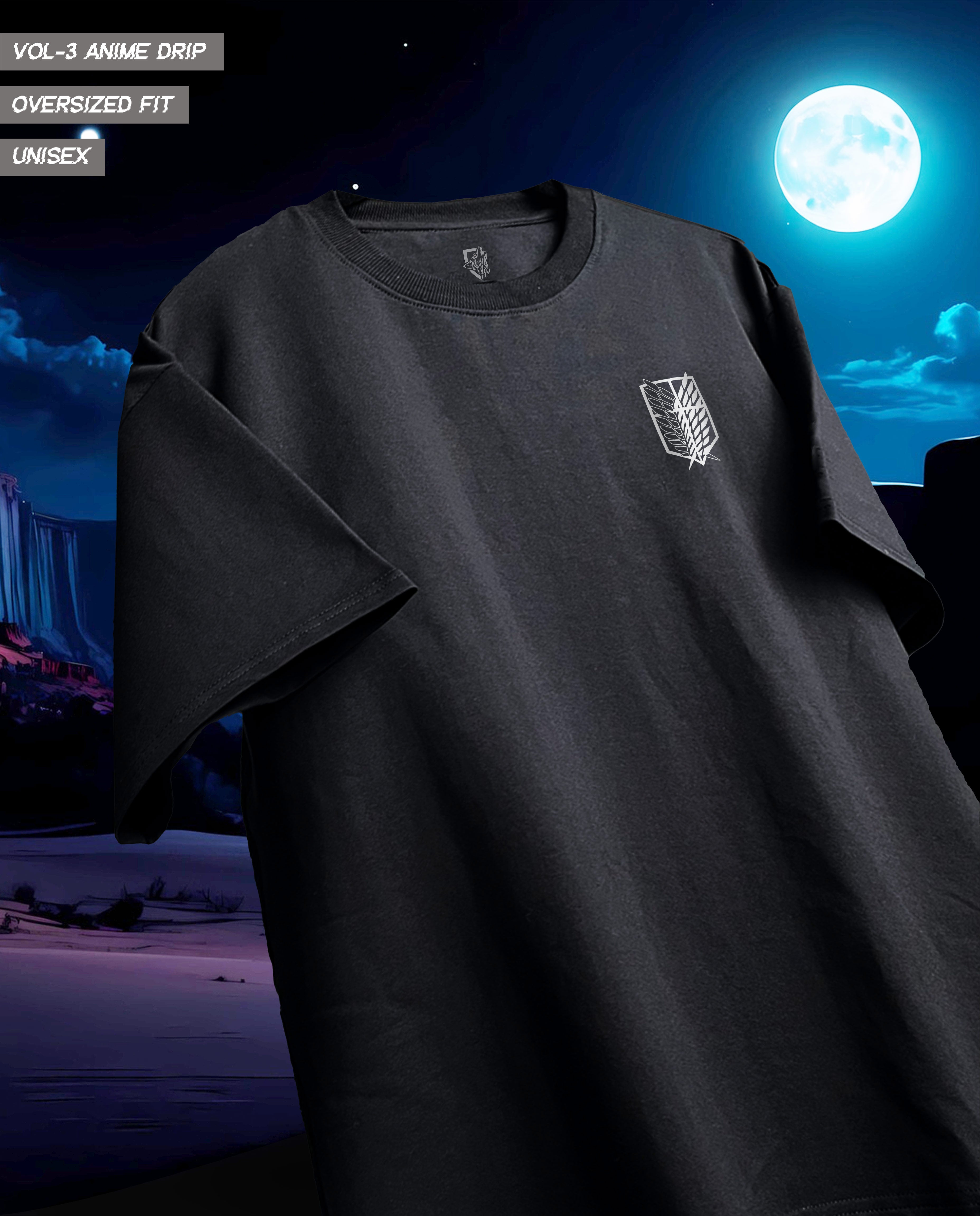 Attack on Titan Oversized Graphic Tee