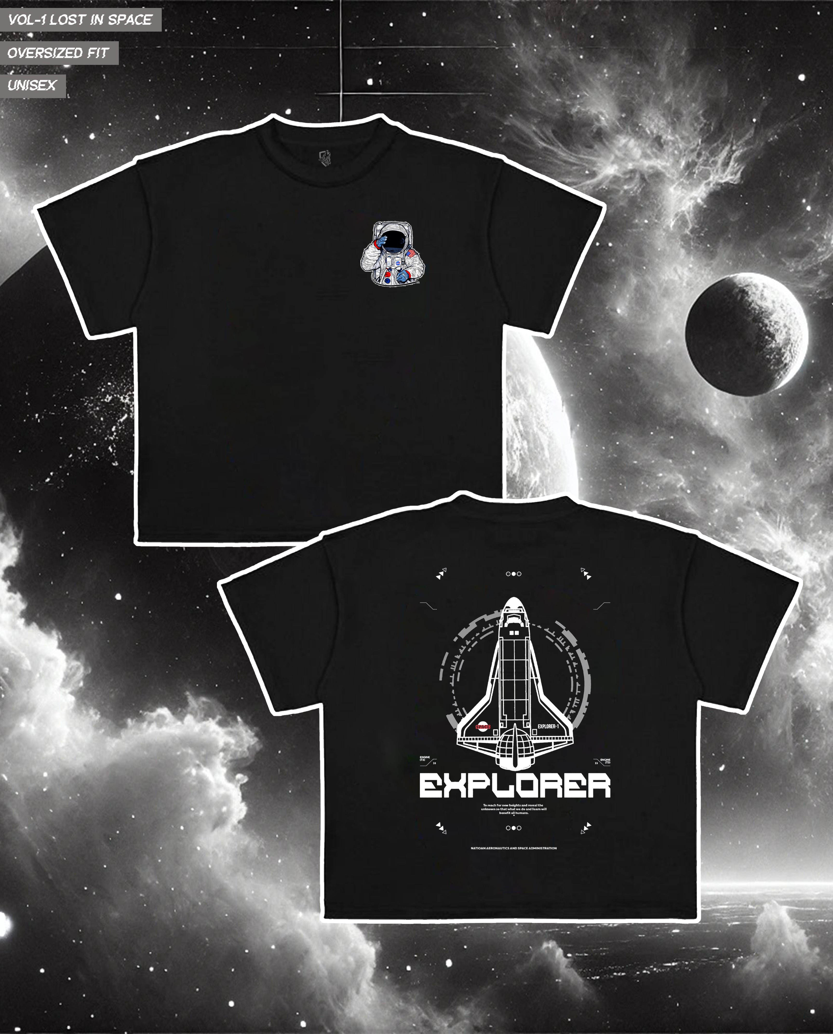 NASA Oversized Graphic Tee