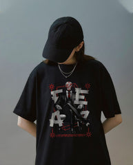 Fear Oversized Graphic Tee