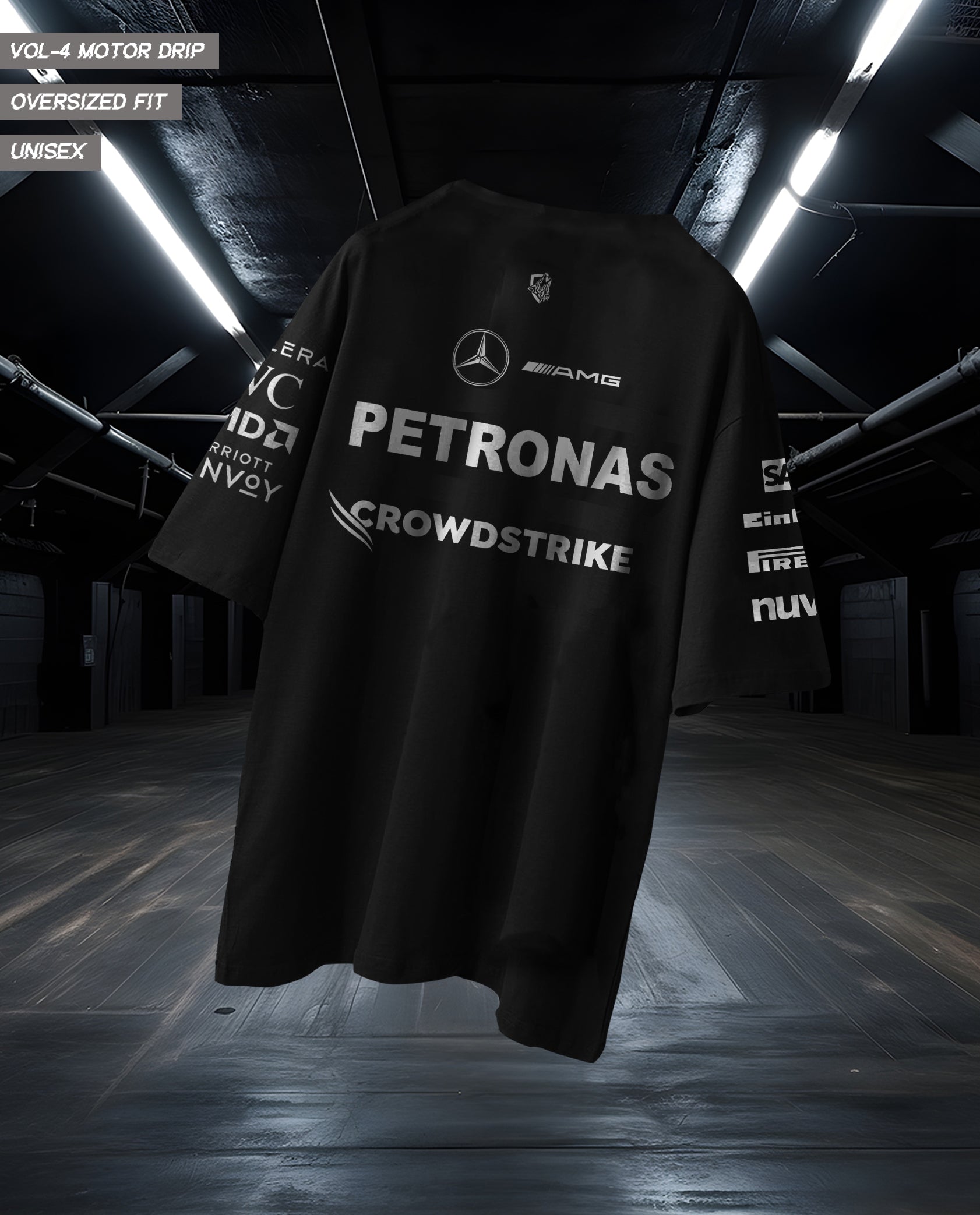 AMG Velocity Oversized Graphic Tee