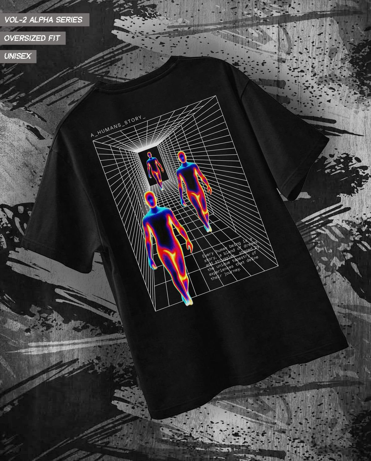 Human Story Oversized Graphic Tee
