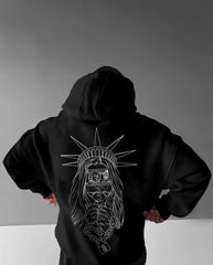 Oversized Money Speak's Graphic Printed Heavy GSM Hoodie