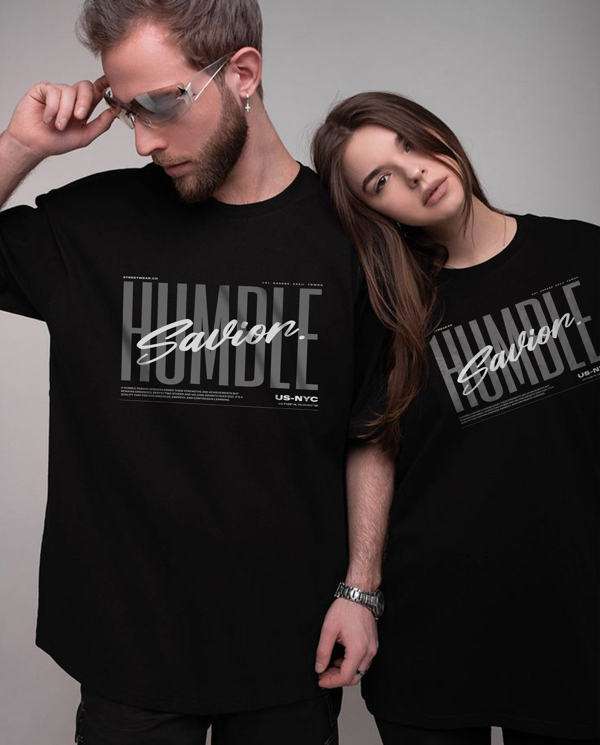 Humble Savior Oversized Graphic Tee