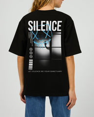 Silence Oversized Graphic Tee