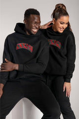 Oversized Chicago Graphic Printed Heavy GSM Hoodie