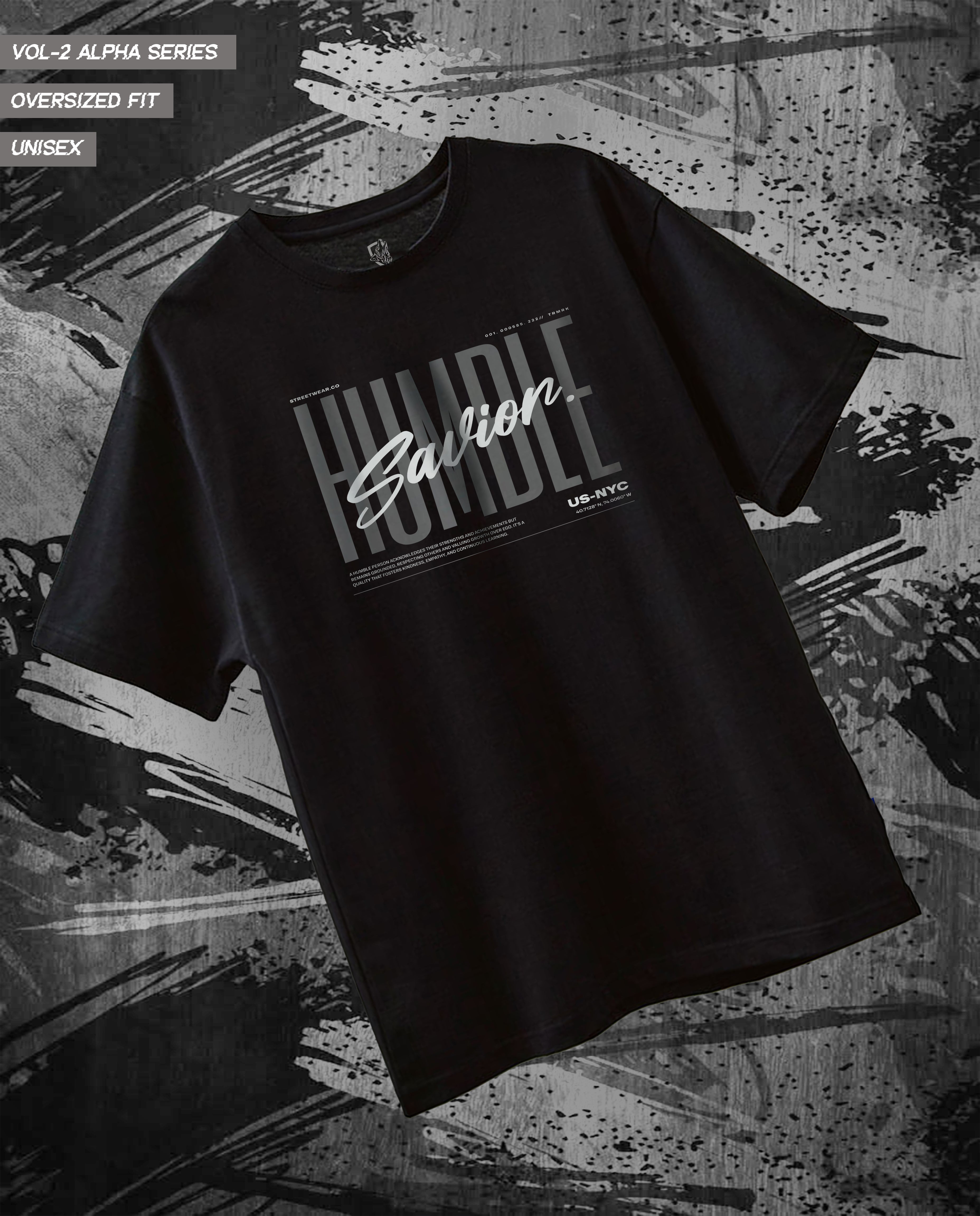 Humble Savior Oversized Graphic Tee