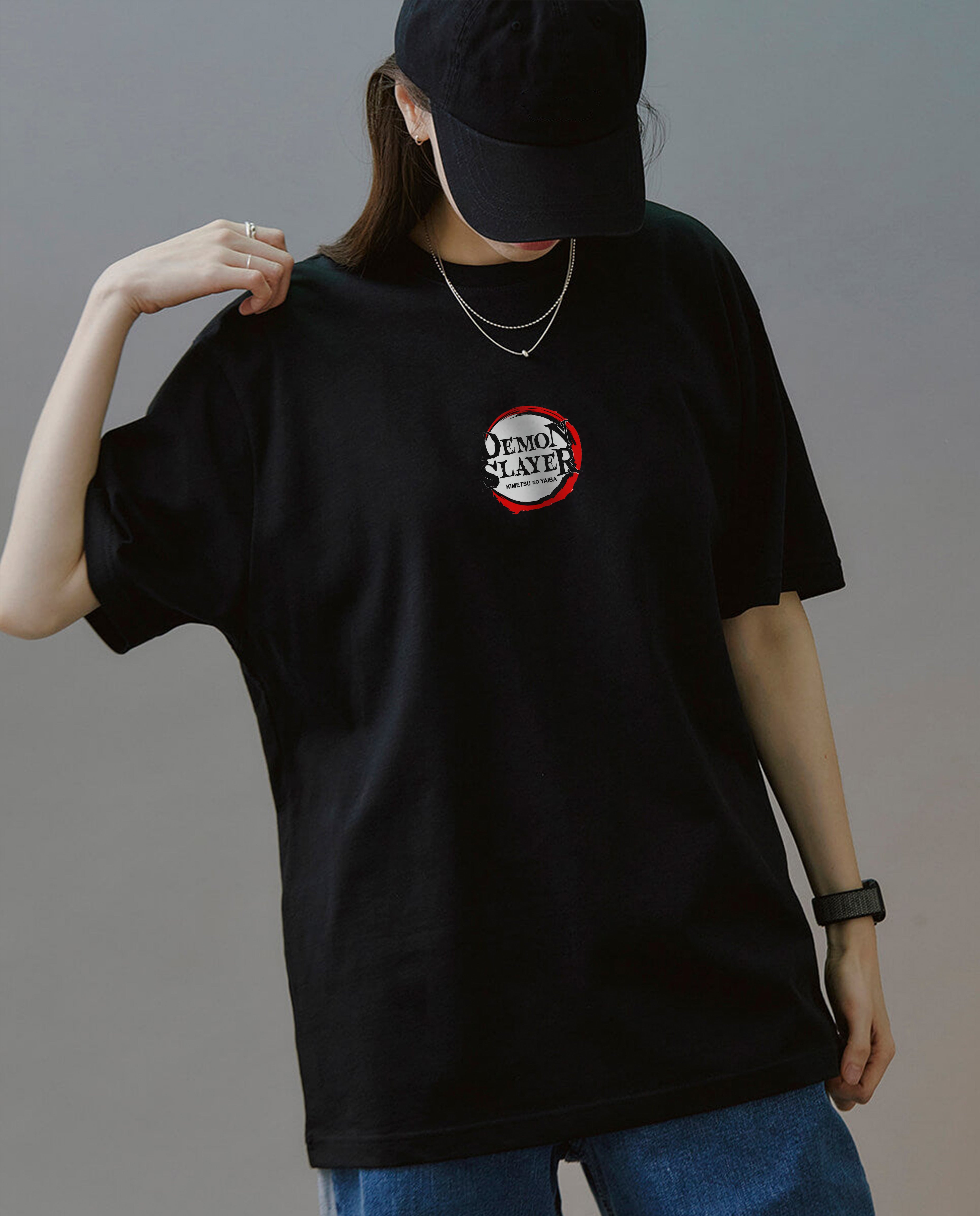 Kimetsu no Yaiba Manga V2 Oversized Graphic Tee