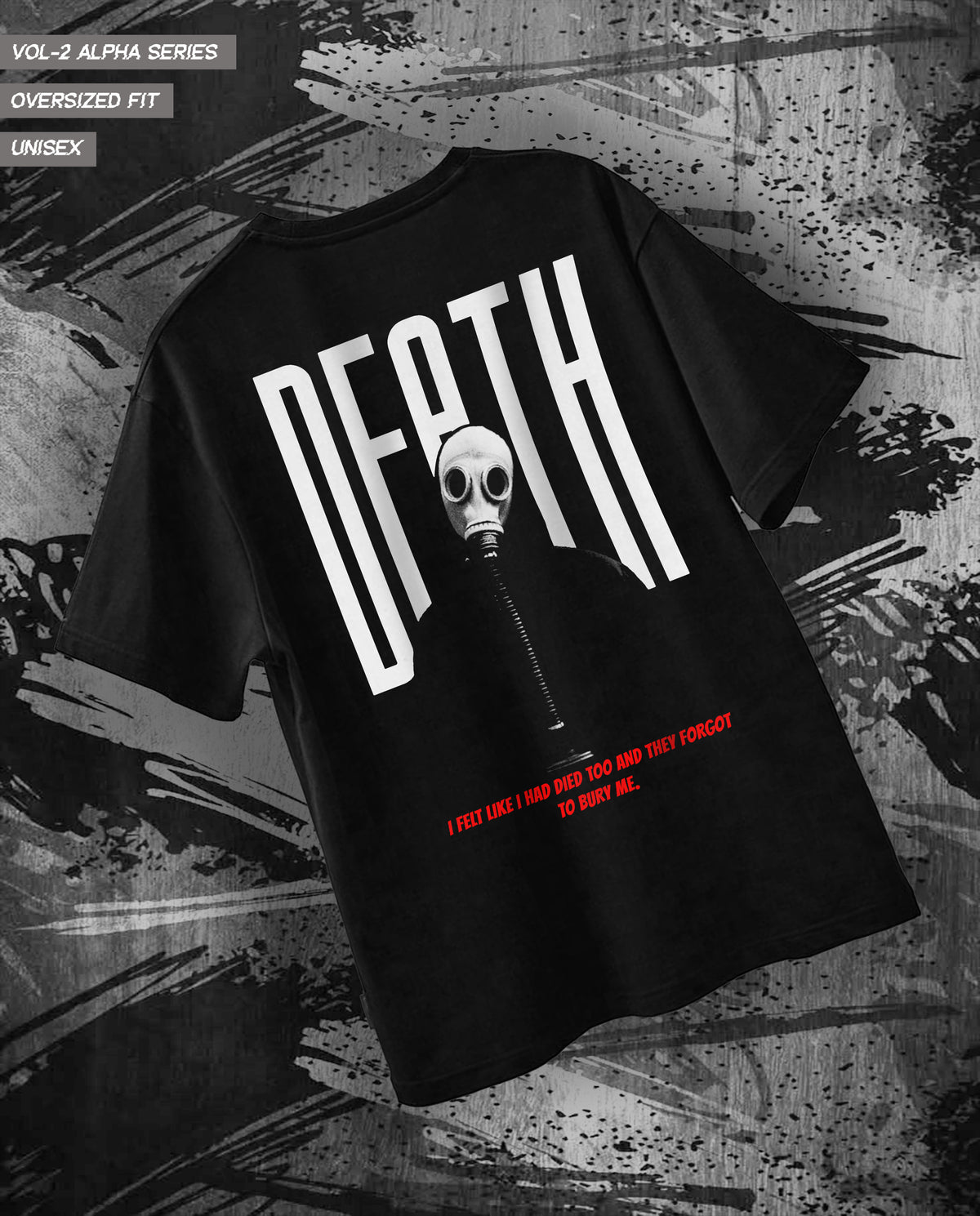 Death Oversized Graphic Tee