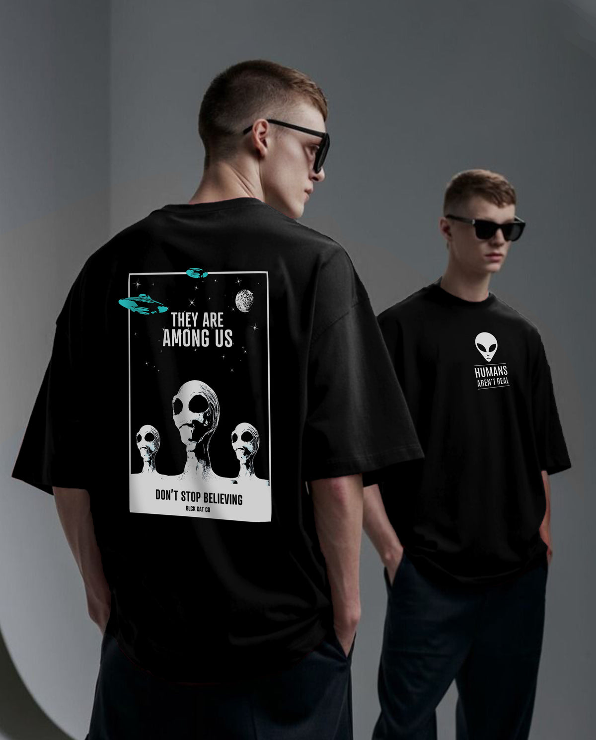 Amoung us Oversized Graphic Tee