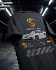 Porsche-911 Oversized Graphic Tee