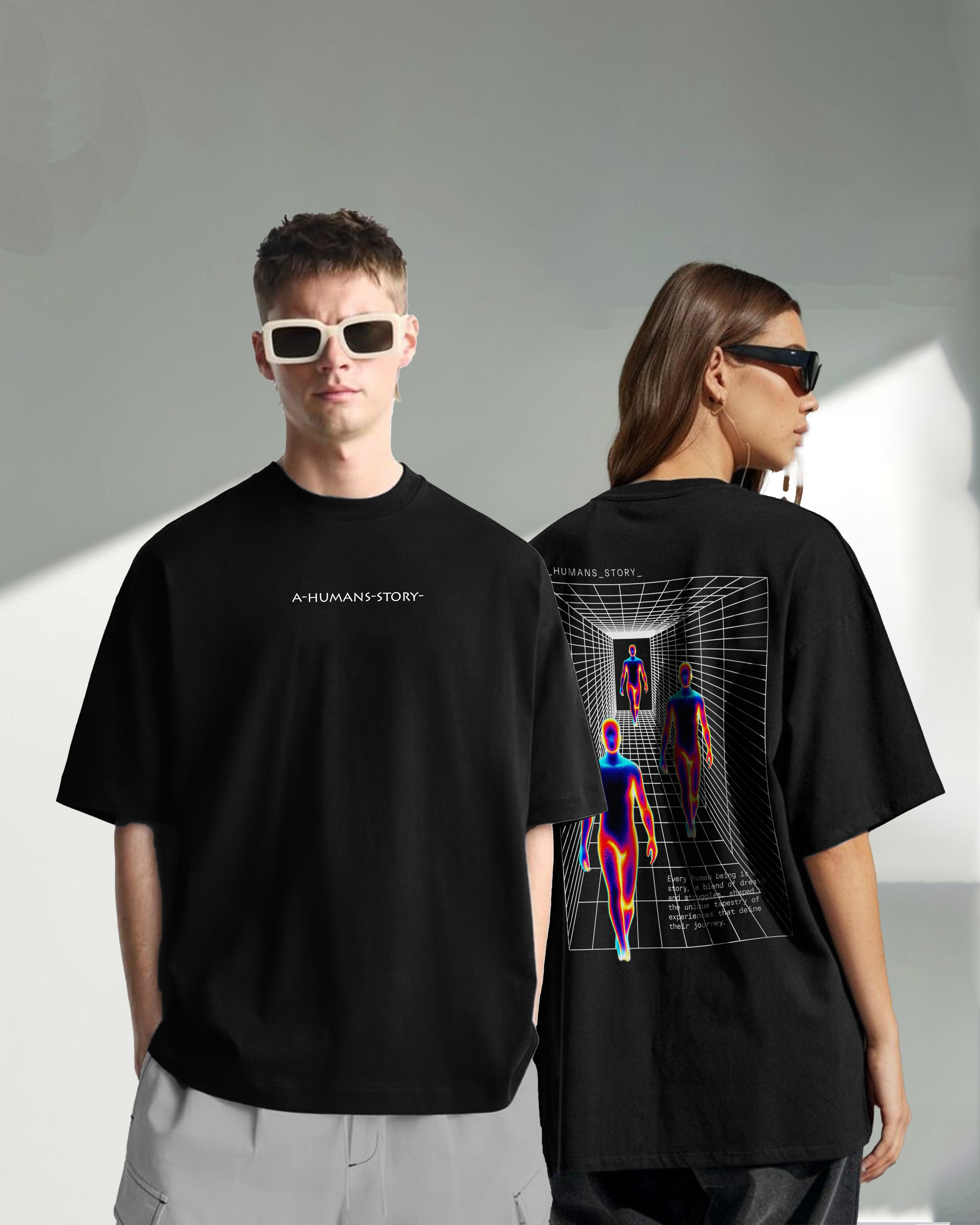 Human Story Oversized Graphic Tee
