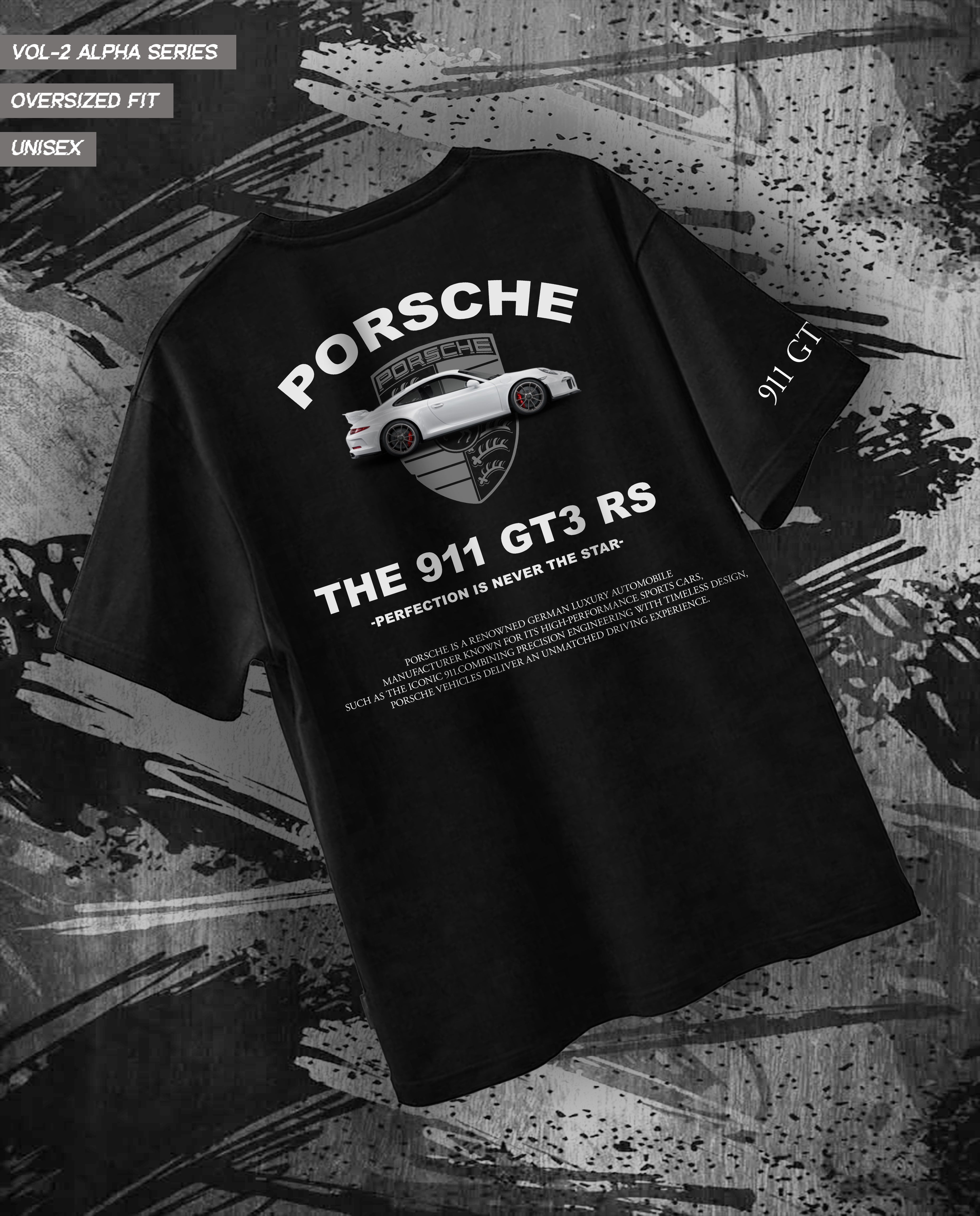 911-GT3 RS Oversized Graphic Tee