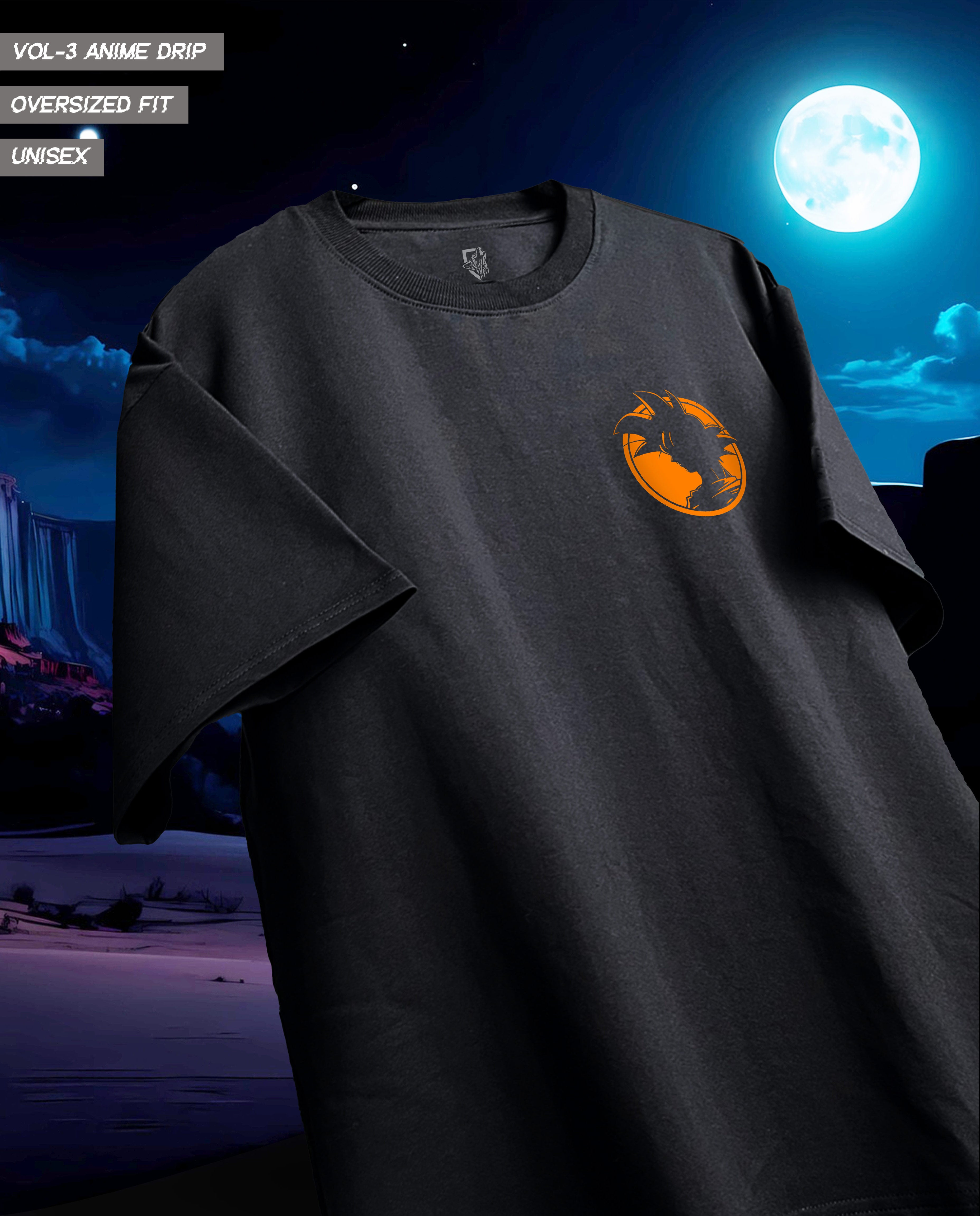 Super Saiyan God Oversized Graphic Tee