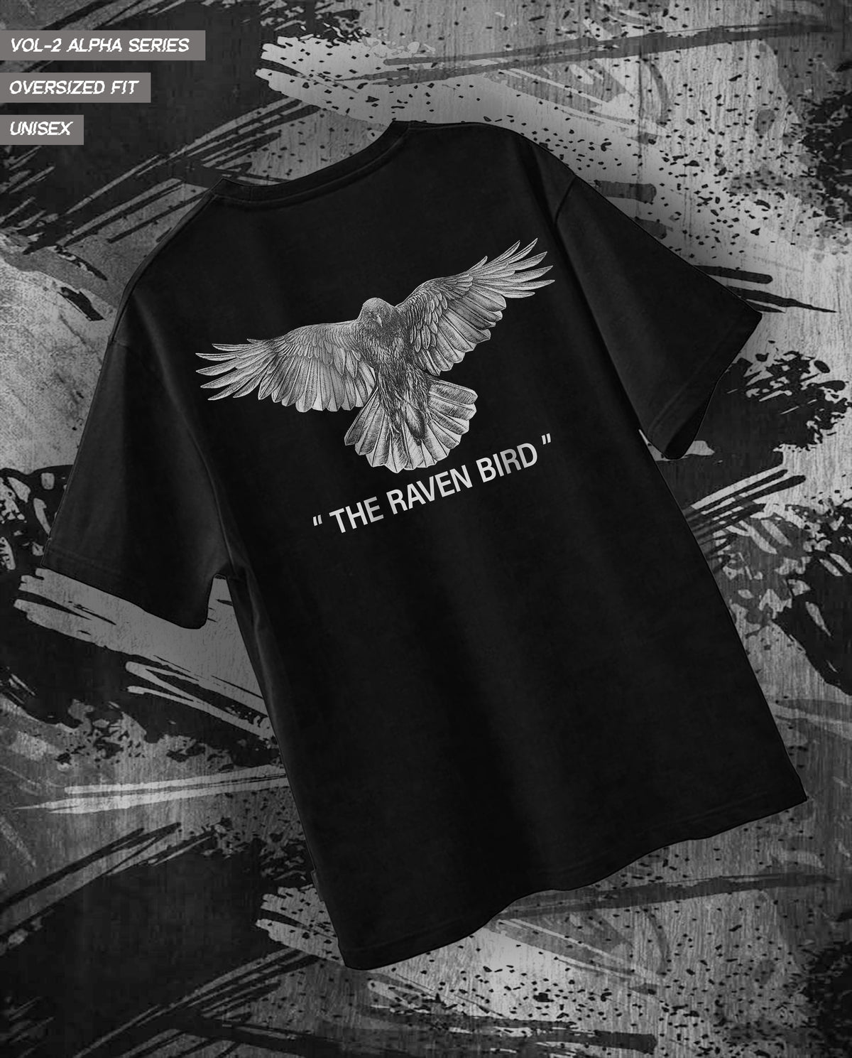 Raven Oversized Graphic Tee
