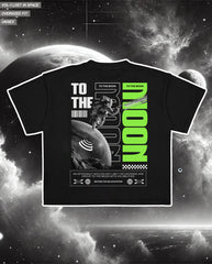 To The Moon Oversized Graphic Tee