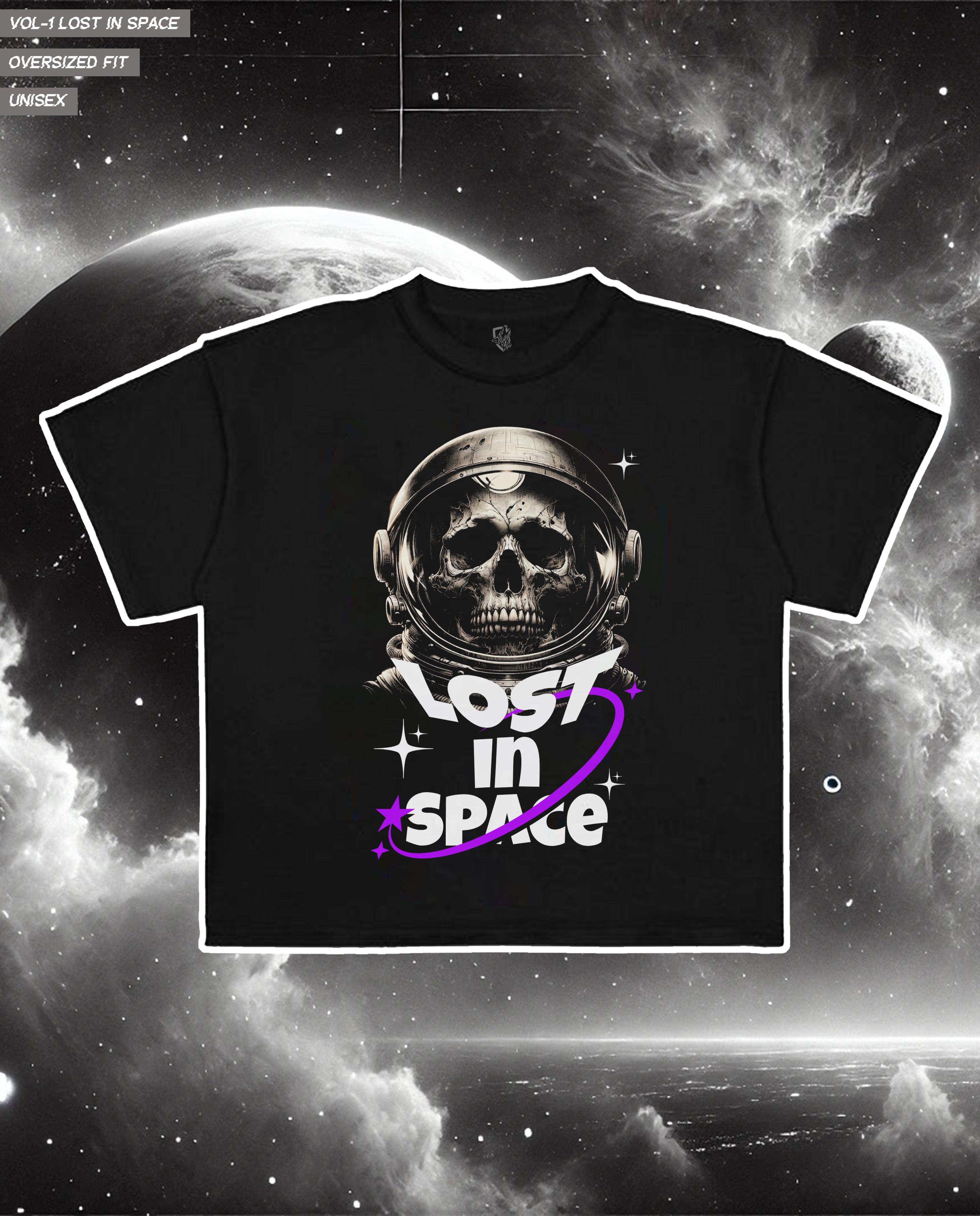 Lost In Space Oversized Graphic Tee