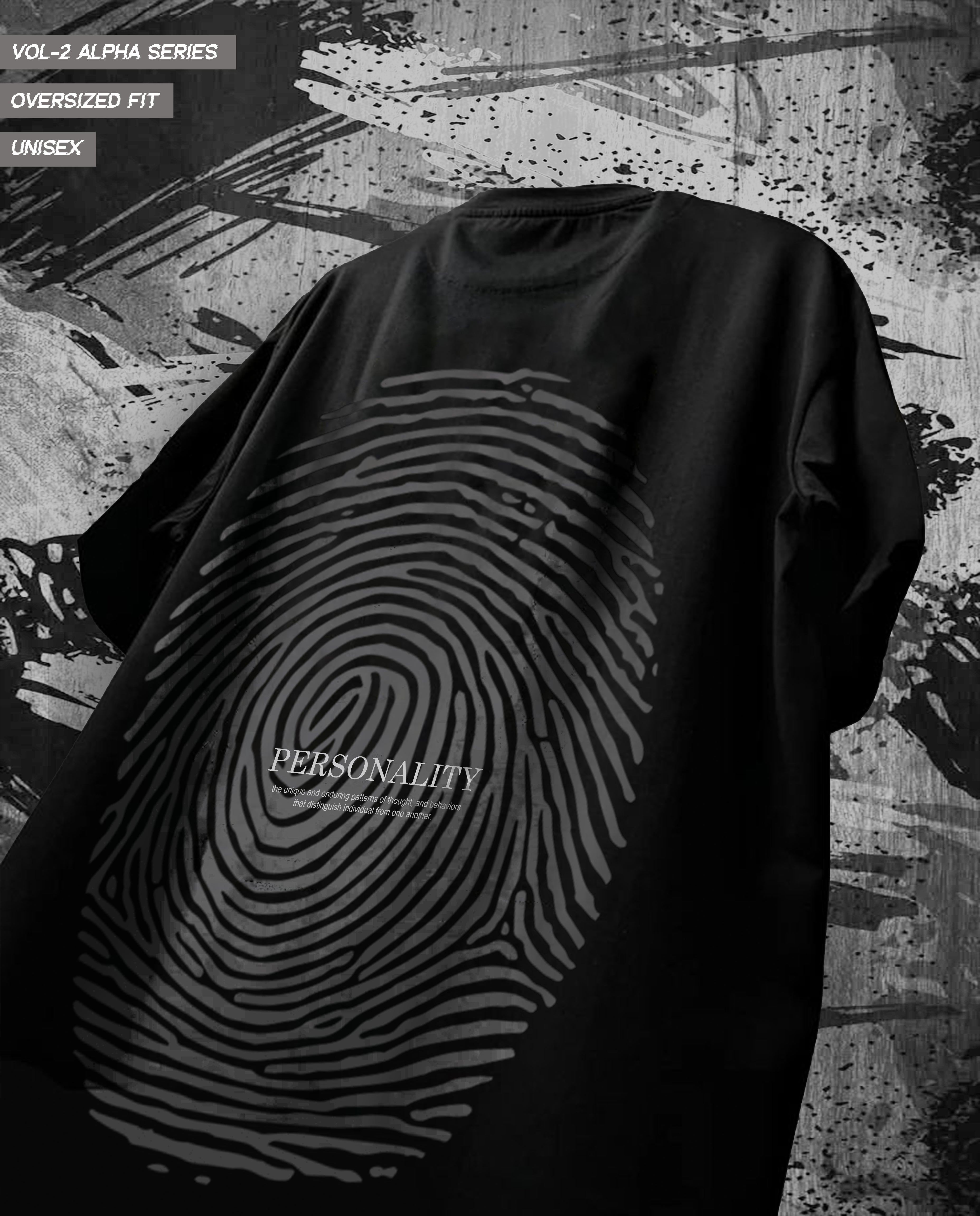 Personality Oversized Graphic Tee