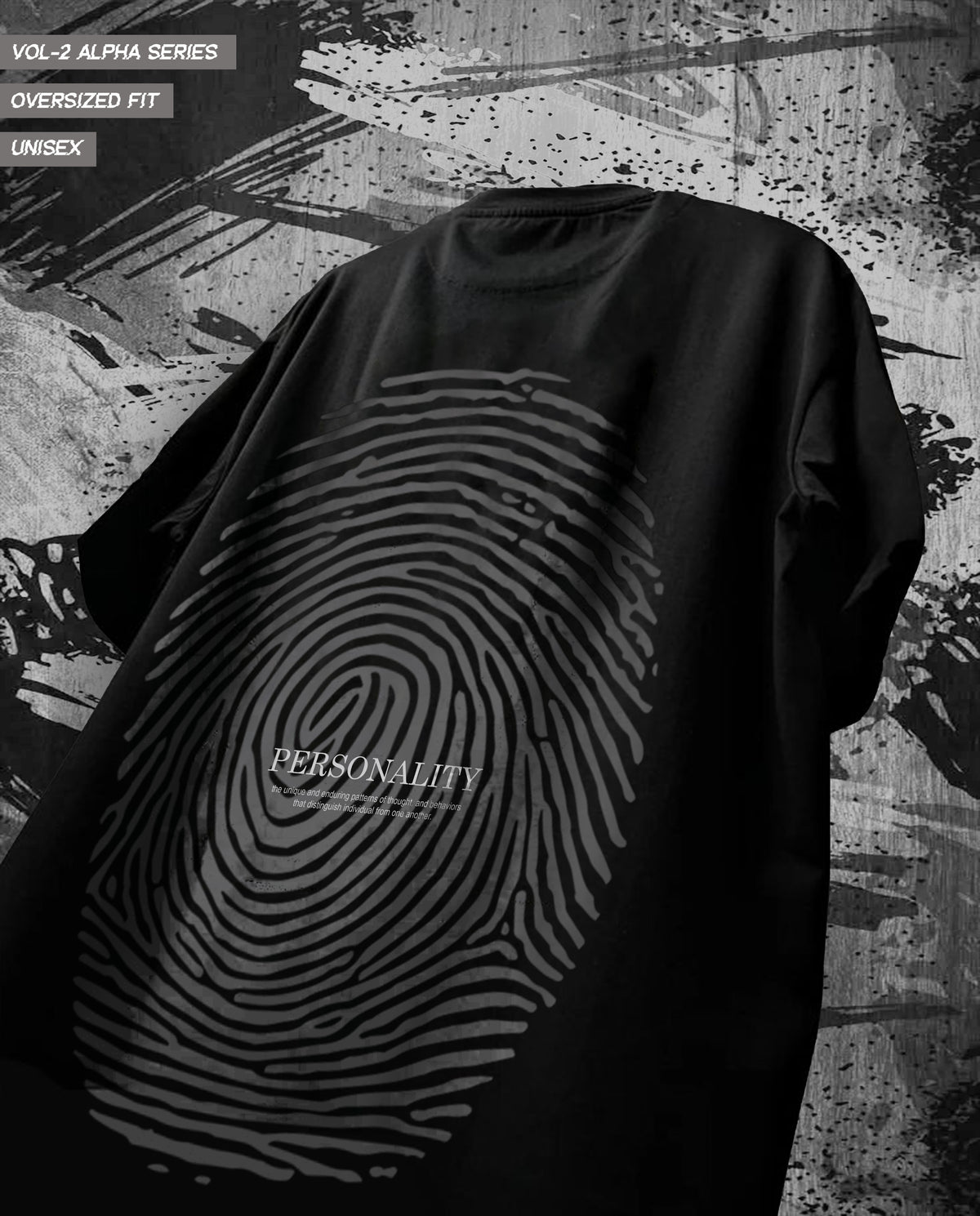 Personality Oversized Graphic Tee