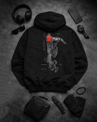 Oversized AXIS.01 Graphic Printed Heavy GSM Hoodie