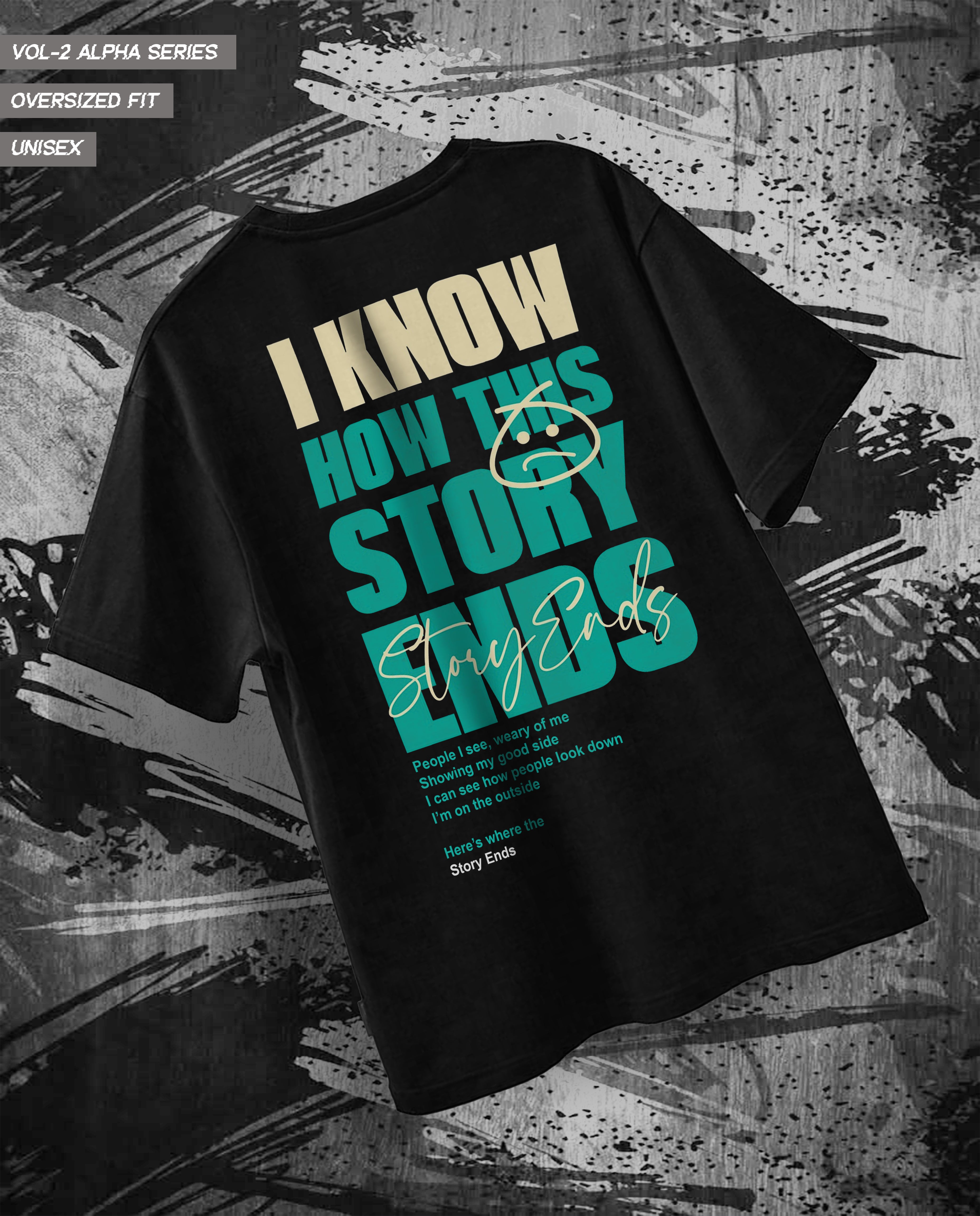 I Know This Story Oversized Graphic Tee