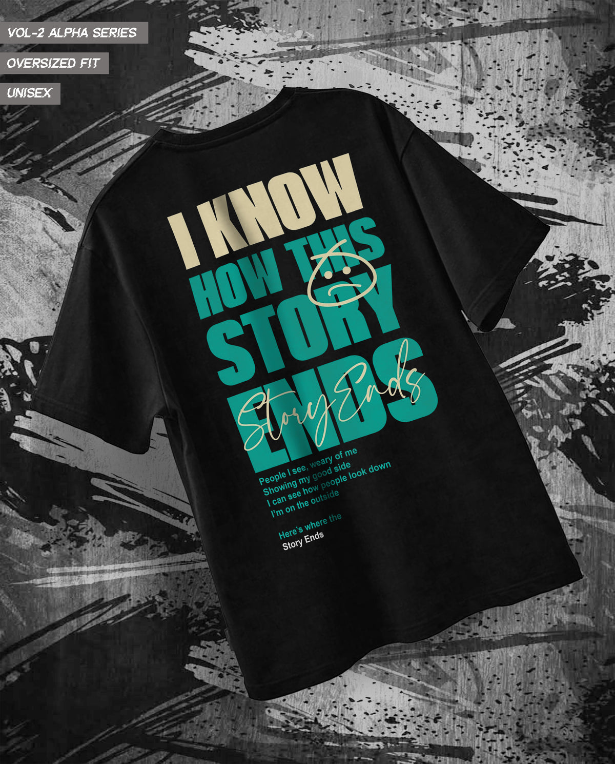 I Know This Story Oversized Graphic Tee