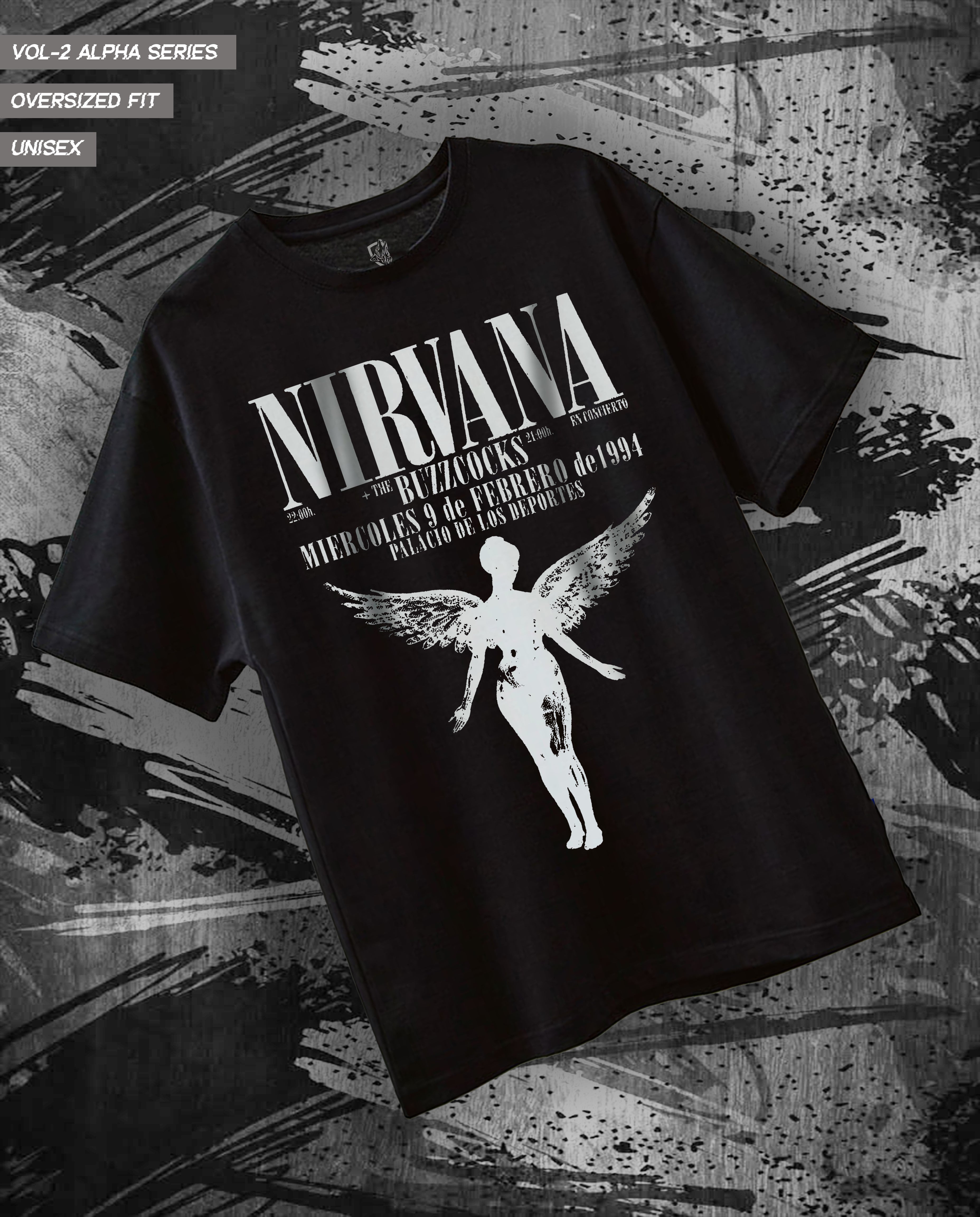 Nirvana Oversized Graphic Tee
