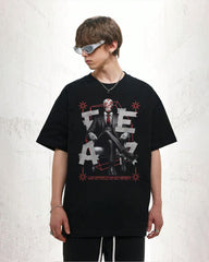 Fear Oversized Graphic Tee