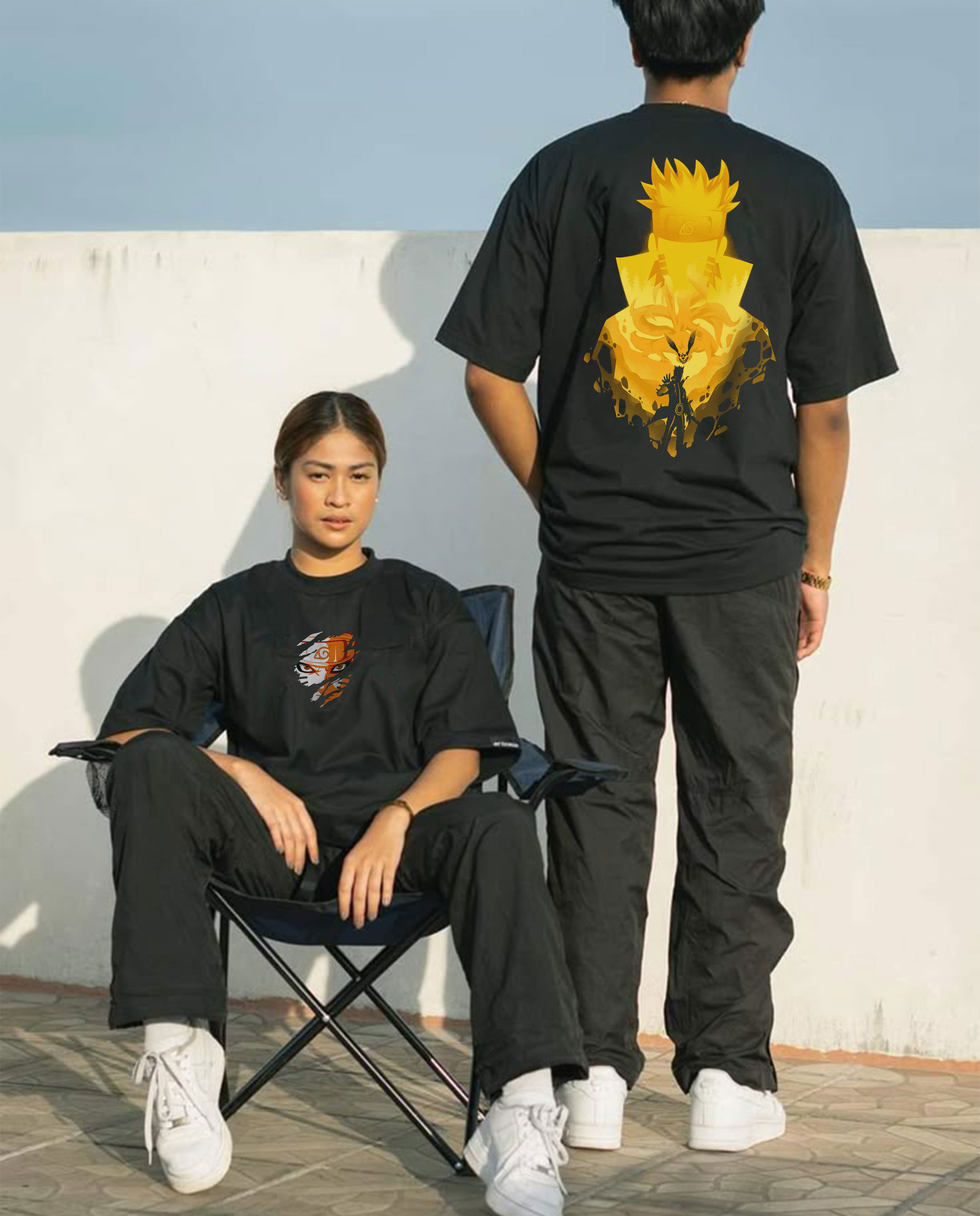 Hokage Naruto  Oversized Graphic Tee