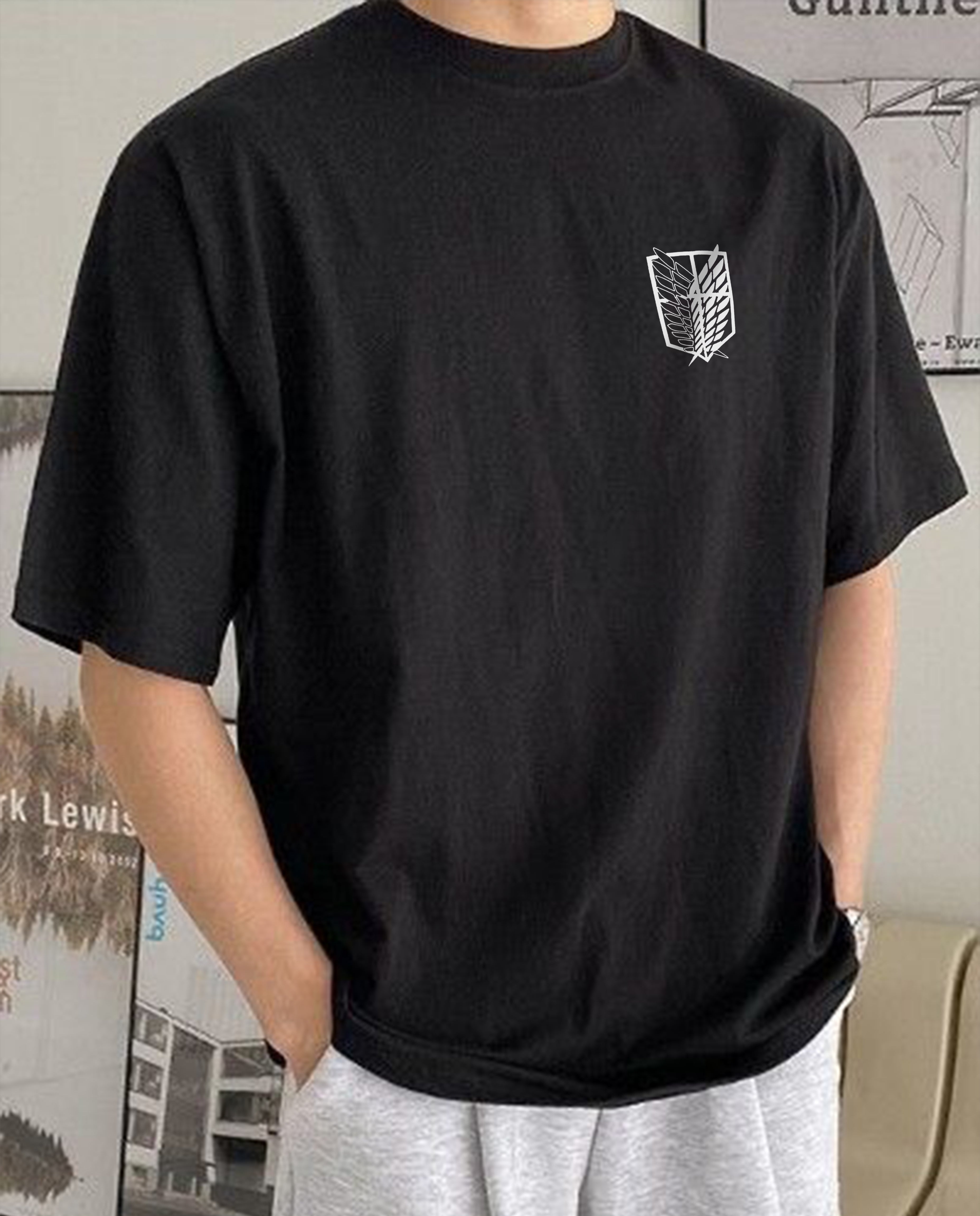 Attack on Titan Oversized Graphic Tee