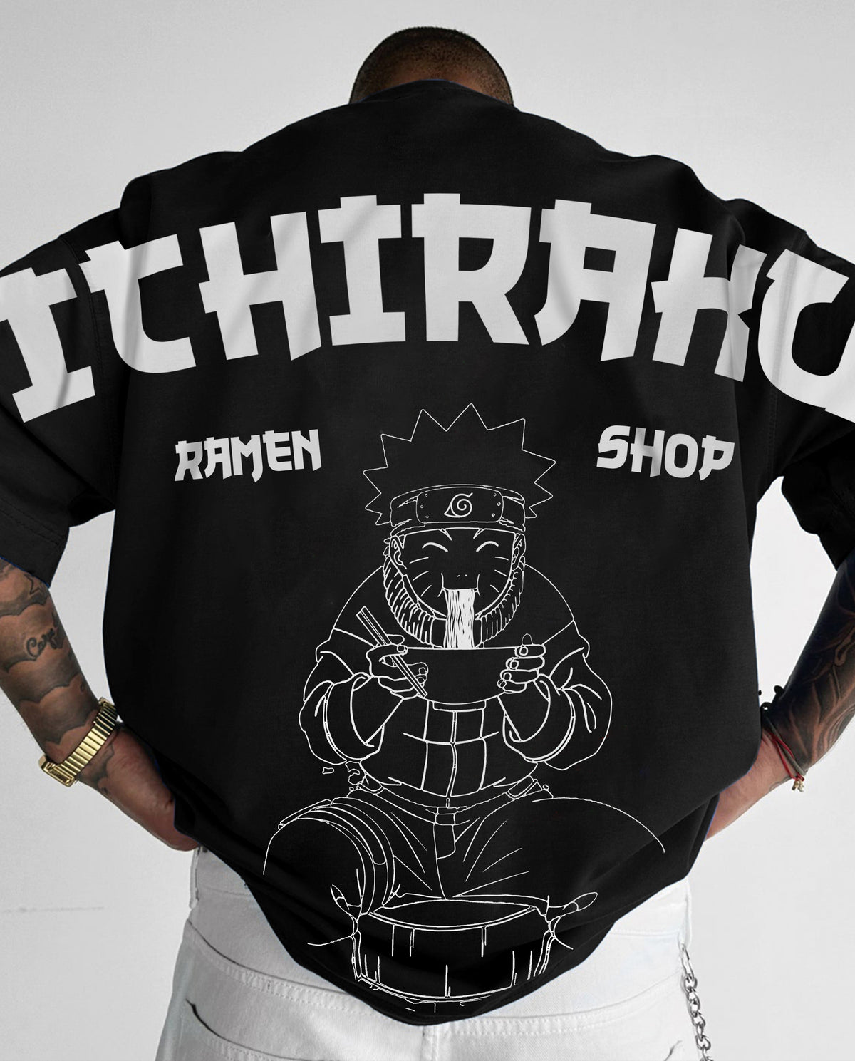 Ichiraku Ramen Shop Oversized Graphic Tee
