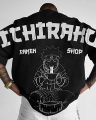 Ichiraku Ramen Shop Oversized Graphic Tee
