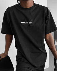 Hold On Oversized Graphic Tee