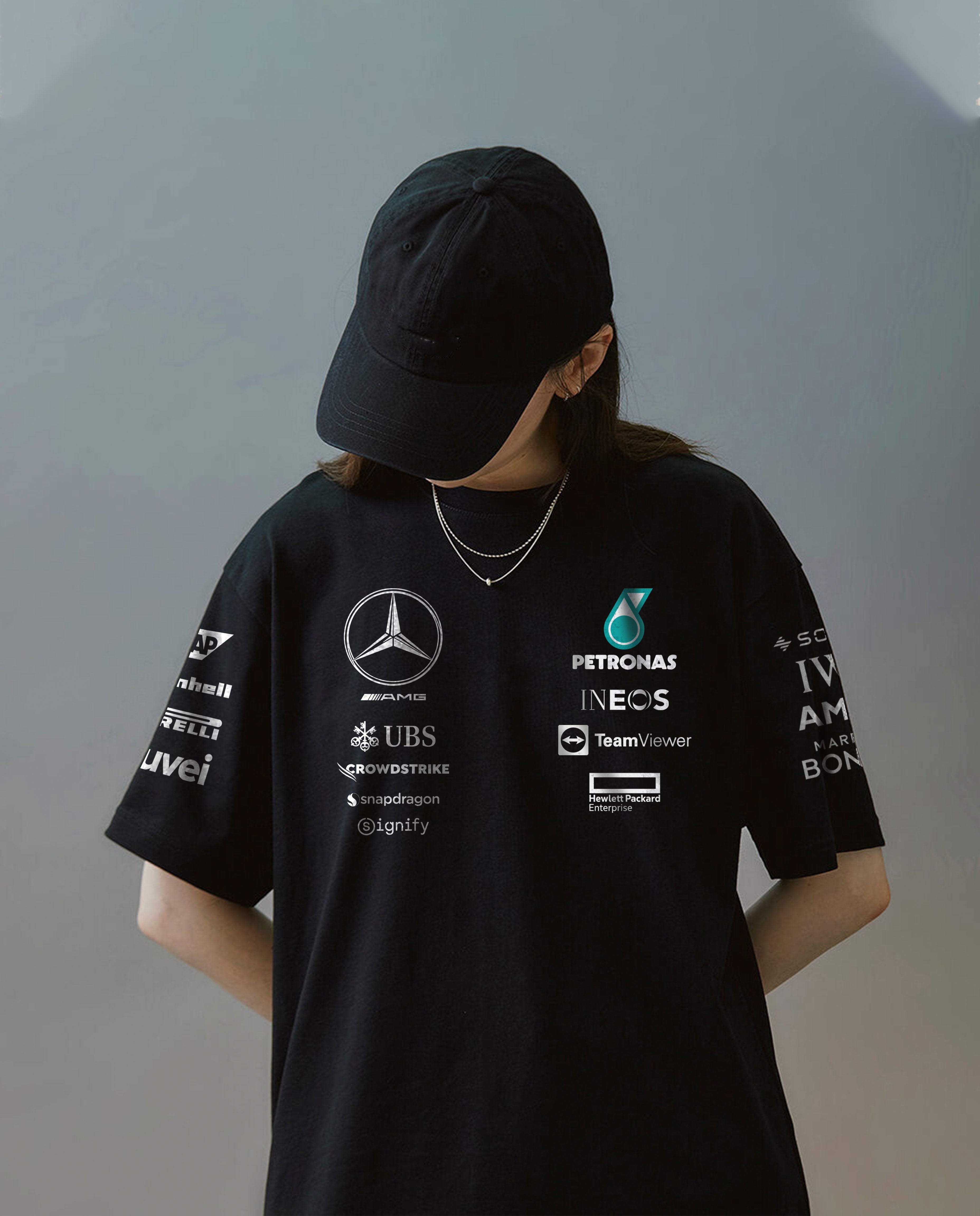 AMG Velocity Oversized Graphic Tee