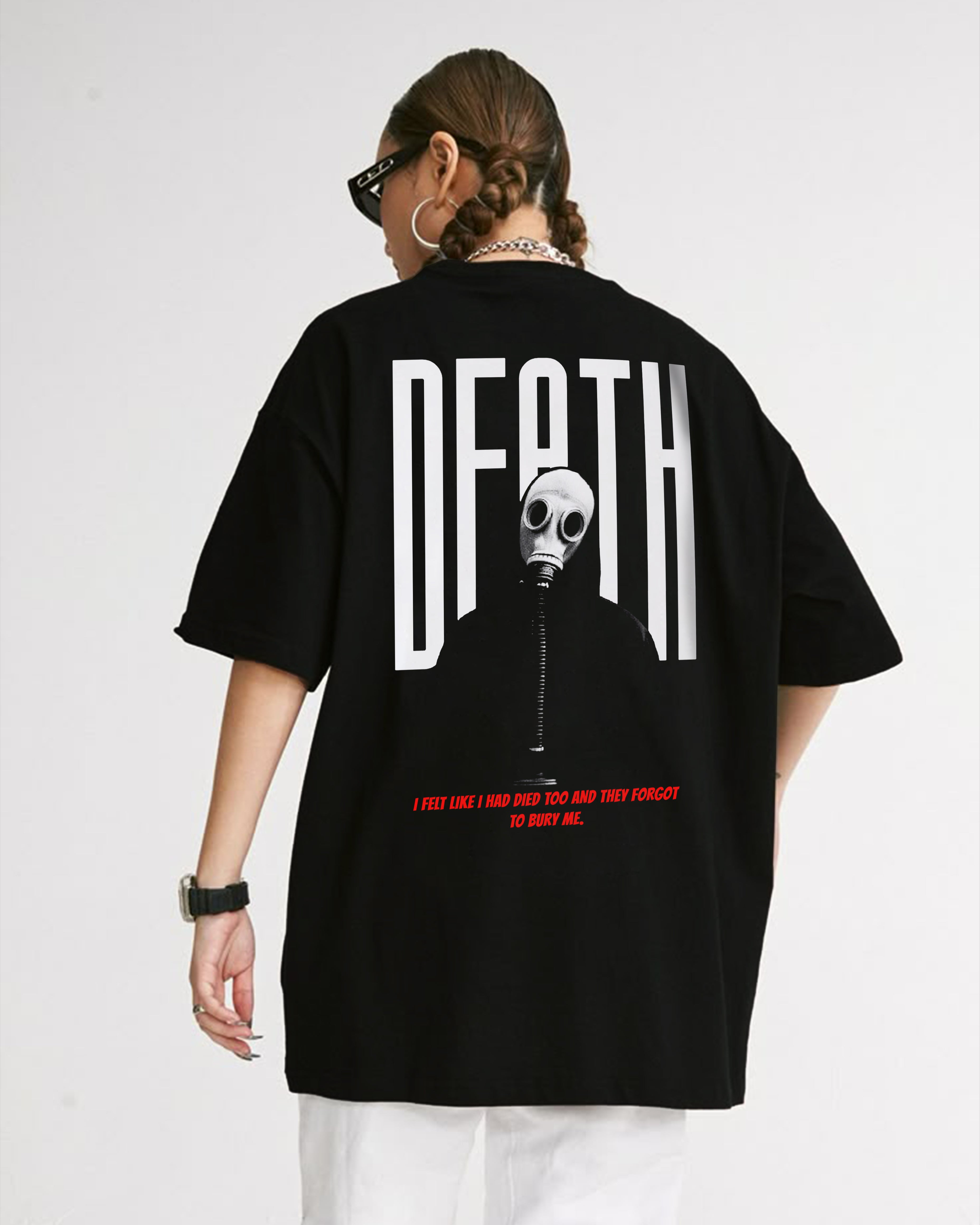 Death Oversized Graphic Tee