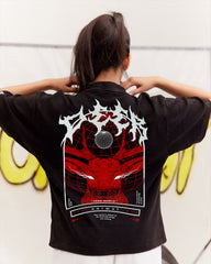Deer World Oversized Graphic Tee