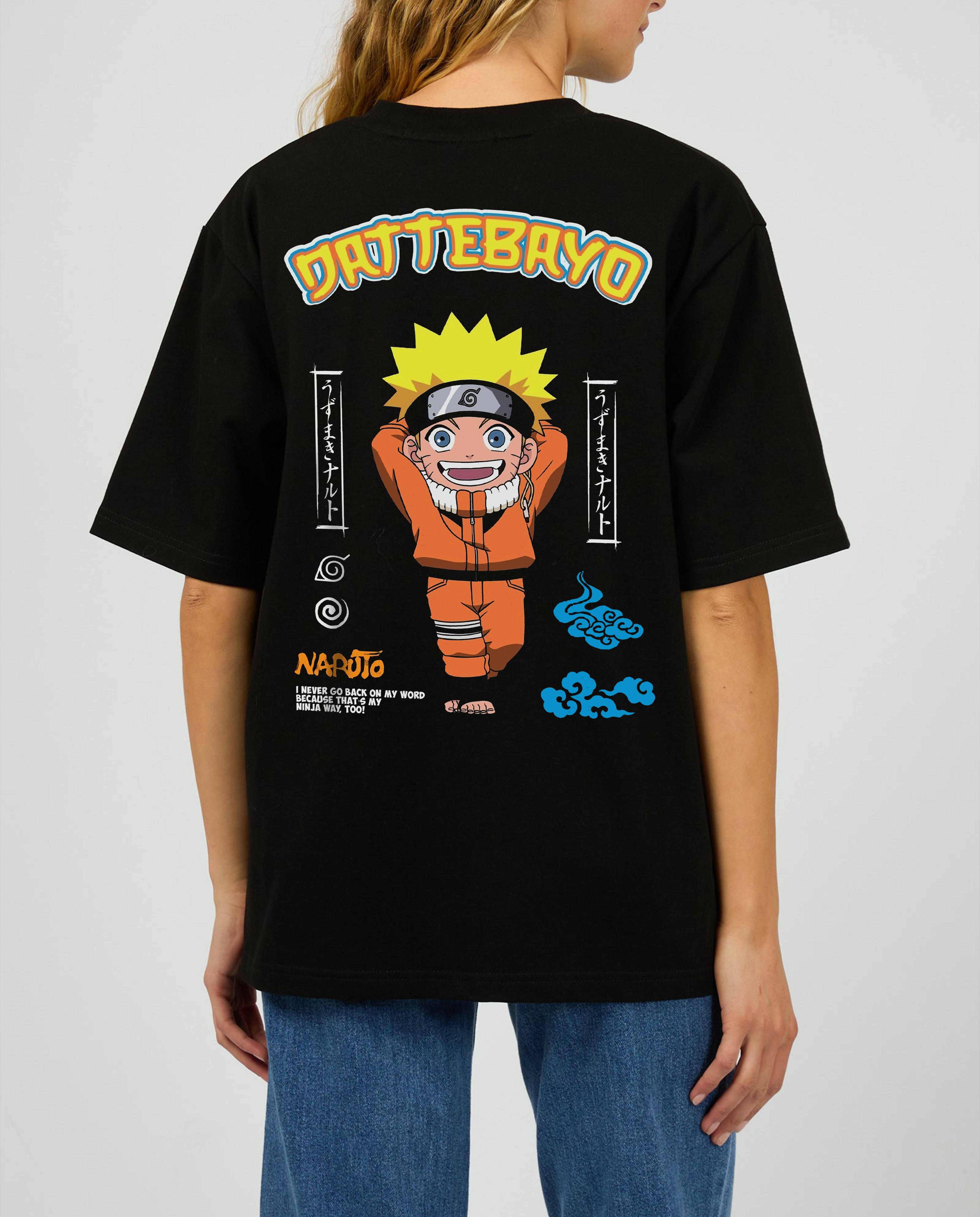 Naruto Oversized Graphic Tee