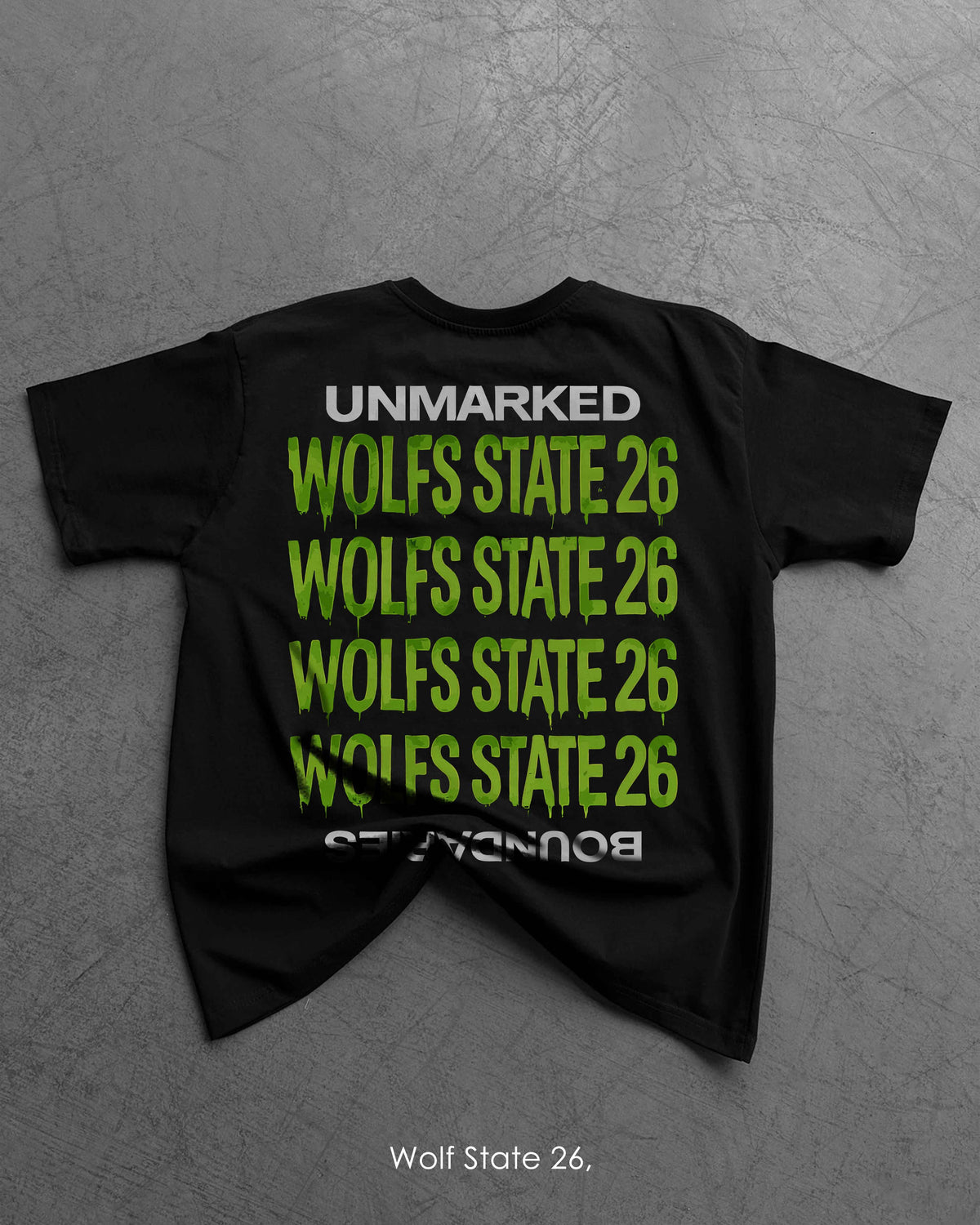Wolfs State Oversized Graphic Tee
