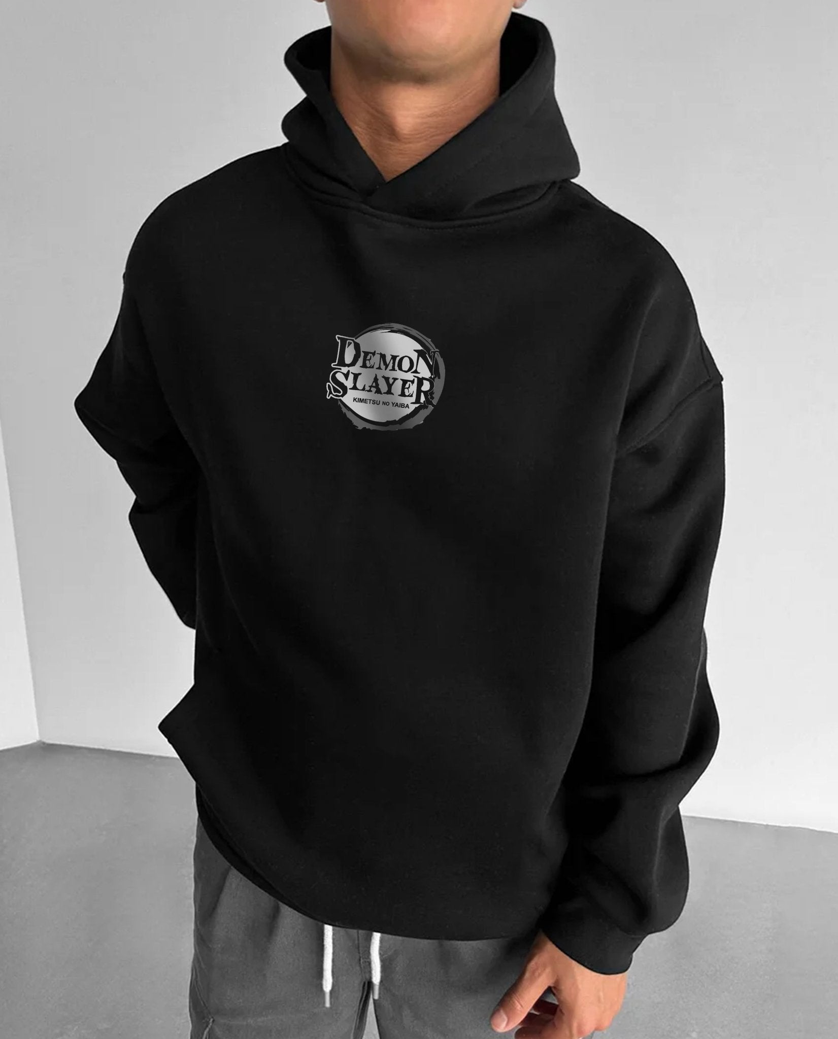 Oversized Demon Slayer V2 Graphic Printed Heavy GSM Hoodie