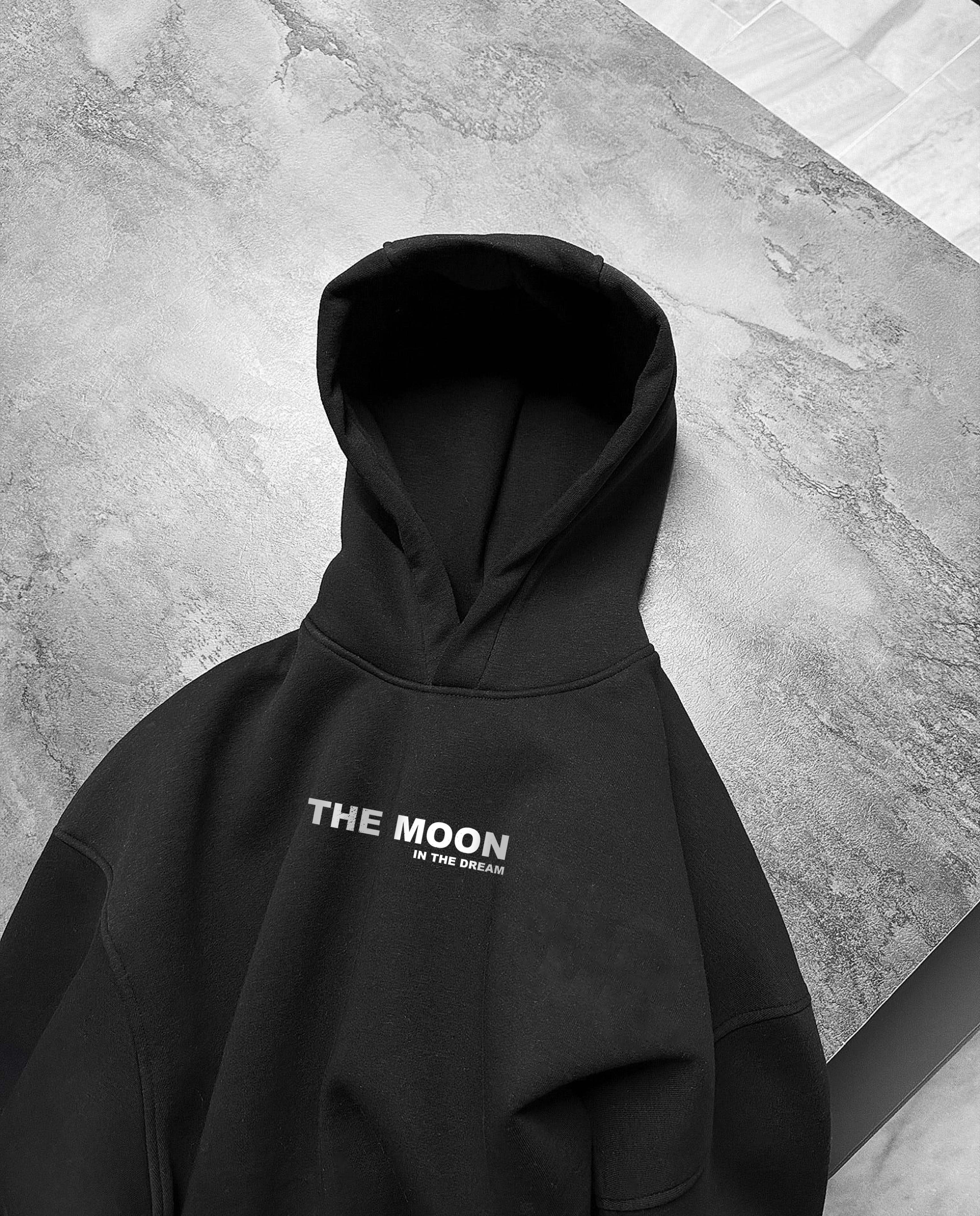 Oversized Moon Dream Graphic Printed Heavy GSM Hoodie