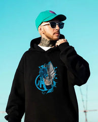 Oversized kakarot Graphic Printed Heavy GSM Hoodie