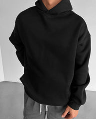 Oversized Anxiety Graphic Printed Heavy GSM Hoodie